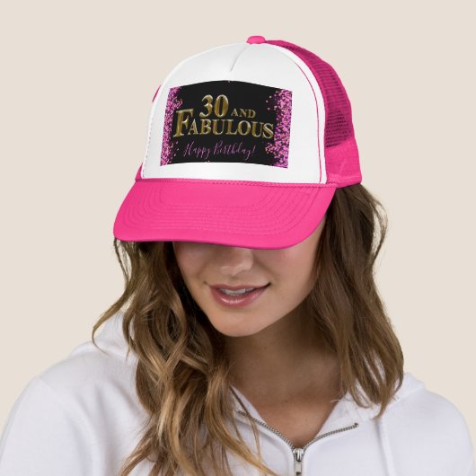 30e verjaardag trucker pet (In situ)