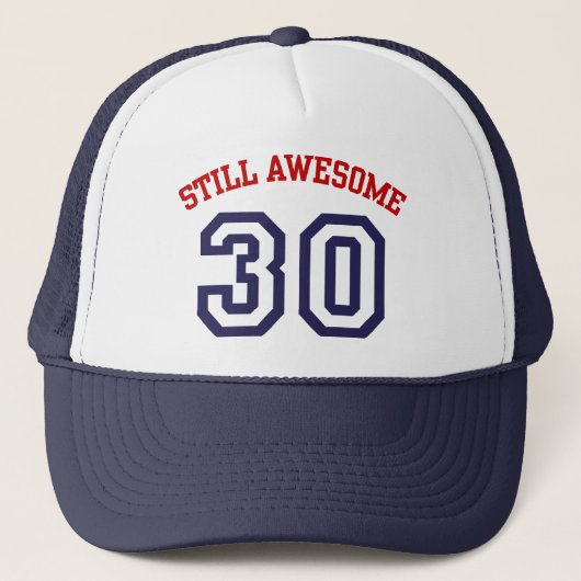 30e verjaardag trucker pet (Voorkant)