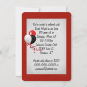 30e verjaardag Uitnodiging (Achterkant)