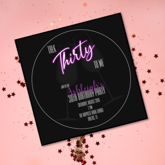 30e verjaardag Uitnodiging - Bespreek 30 voor mij