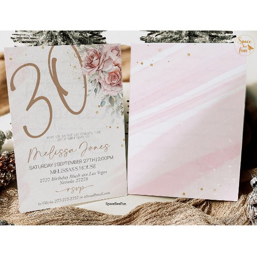 30e verjaardag Uitnodiging Brunch Uitnodiging