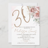 30e verjaardag Uitnodiging Brunch Uitnodiging (Voorkant)