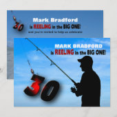 30e verjaardag uitnodiging - Gevist/afschilfering  (Voorkant / Achterkant)