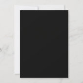 30e verjaardag Uitnodiging Modern 30 in Blauw (Achterkant)