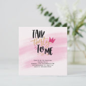 30e verjaardag uitnodiging, spreek 30 tegen me (Staand voorkant)