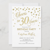 30e verjaardag Uitnodiging van de Partij van de Aa (Voorkant)