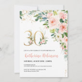 30e verjaardag uitnodiging voor haar volwassen ver (Voorkant)