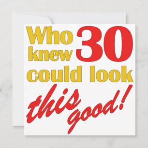 30e verjaardag Uitnodigingen