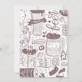 30e verjaardag uitnodigingen Mannen Bier voor Hem  (Achterkant)