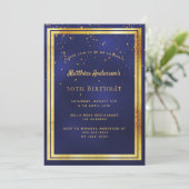 30e verjaardag van de blauwe goudbekentenis kaart (Staand voorkant)