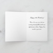 30e verjaardag van de borst en bier tot 30 jaar kaart (Binnen)