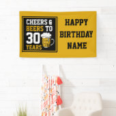 30e verjaardag van de borst en bier tot 30 jaar spandoek (Insitu)