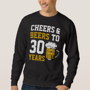 30e verjaardag van de borst en bier tot 30 jaar trui