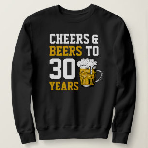 30e verjaardag van de borst en bier tot 30 jaar trui