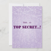 30e verjaardag van de feestdag Mauve Bokeh Kaart (Achterkant)