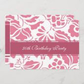 30e verjaardag van de Floral Kaart (Voorkant / Achterkant)