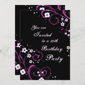 30e verjaardag van de Floral Kaart (Voorkant / Achterkant)