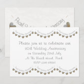 30e verjaardag van de parelbruin kaart (Voorkant / Achterkant)