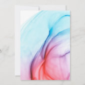 30e verjaardag van de rode en blauwe vocht kaart (Achterkant)