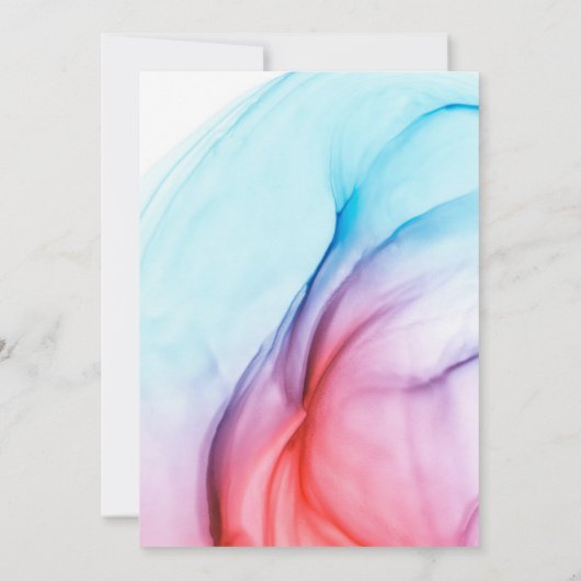 30e verjaardag van de rode en blauwe vocht kaart (Achterkant)