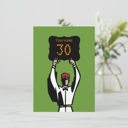 30e verjaardag van de uitnodiging van de partij bi (Staand voorkant)