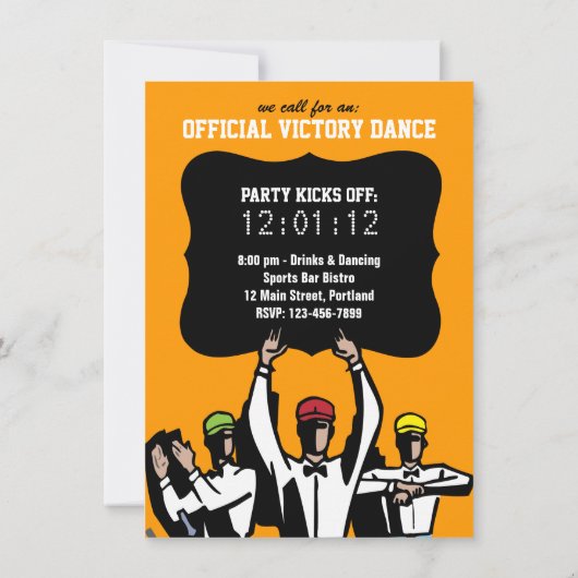 30e verjaardag van de uitnodiging van de partij bi (Achterkant)