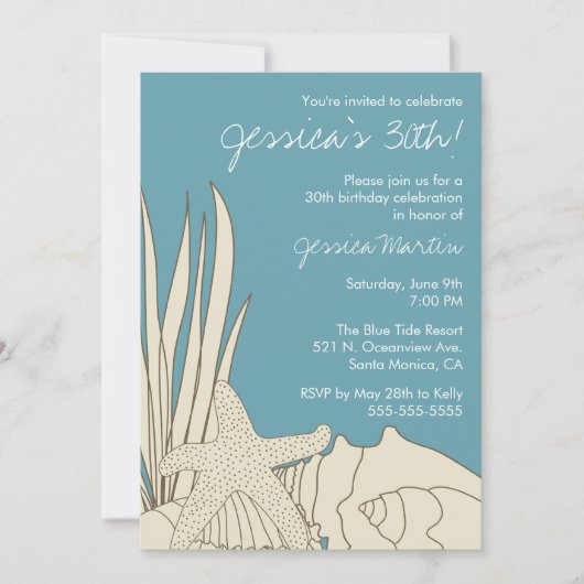 30e verjaardag van de uitnodiging van de partij me (Voorkant)