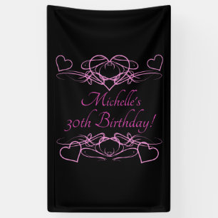 30e verjaardag van de vrouw spandoek