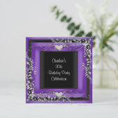 30e verjaardag van het Zilveren Paars Kaart (Staand voorkant)