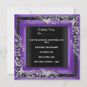 30e verjaardag van het Zilveren Paars Kaart (Achterkant)