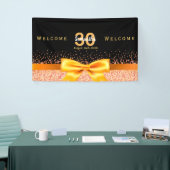 30e verjaardag van het zwarte goud spandoek (Beurs)