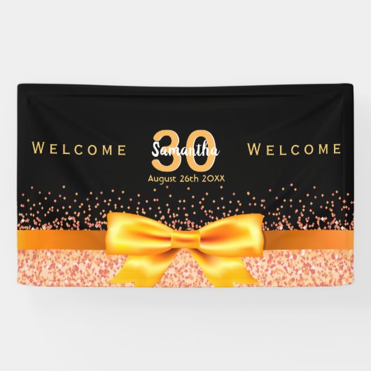 30e verjaardag van het zwarte goud spandoek (Horizontaal)