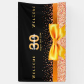 30e verjaardag van het zwarte goud spandoek (Verticaal)
