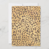 30e verjaardag van Light Brown en Tan Leopard Grun Kaart (Achterkant)