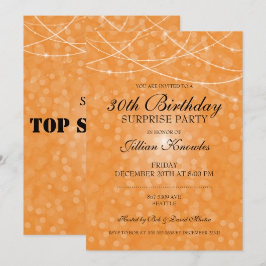 30e verjaardag van Oranje strijkklechten van de Ve Kaart (Voorkant / Achterkant)