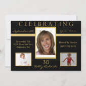 30e verjaardag van Tri Foto-uitnodigingen van Tri Kaart (Voorkant)