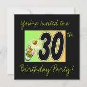 30e verjaardag van uitnodigingen (Voorkant)