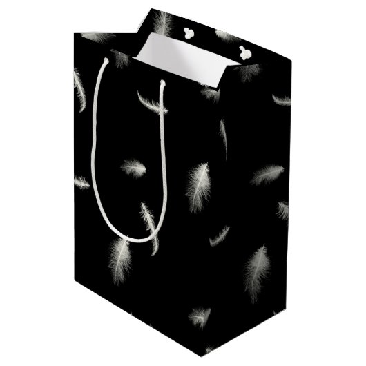 30e verjaardag Veer Medium Gift Bag Medium Cadeauzakje (Achterkant Gekanteld)