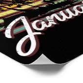 30e verjaardag Vintage kwitteraar januari 1989 Poster (Hoek)