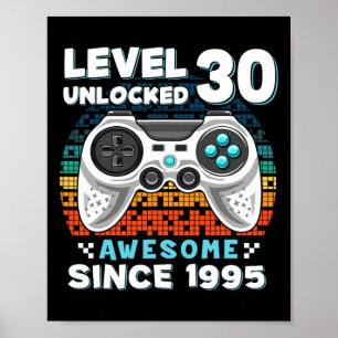 30e verjaardag voor mannen 30 jaar verjaardagscade poster