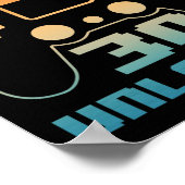 30e verjaardag voor mannen level 30 ontgrendeld ga poster (Hoek)