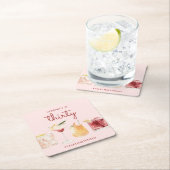 30e verjaardag Waterverf Cocktail Onderzetters (Insitu)