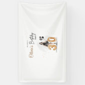 30e verjaardag welkom teken, spandoek (Verticaal)