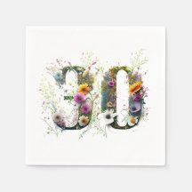 30e verjaardag Wildflowers Happy Birthday