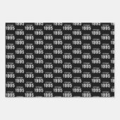 30e Verjaardag Wrapping Paper, 1995 Jaar Gift Wrap Inpakpapier Vel (Voorkant 2)