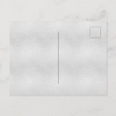 30e verjaardag Zilver roos Gouden Sparkles Uitnodiging Briefkaart (Achterkant)