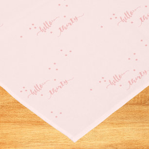 30e verjaardag zwart roze hallo dertig jaar korte tafelloper