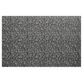 30e verjaardag zwart/wit Random Number Pattern Stof (Yard (91,4 cm))
