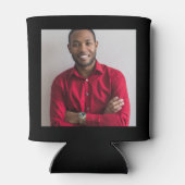 30e verjaardag zwarte gouden Legendaire foto Blikjeskoeler (Achterkant)