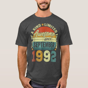 30e verjaardagscadeau 30 jaar oud sinds septe t-shirt